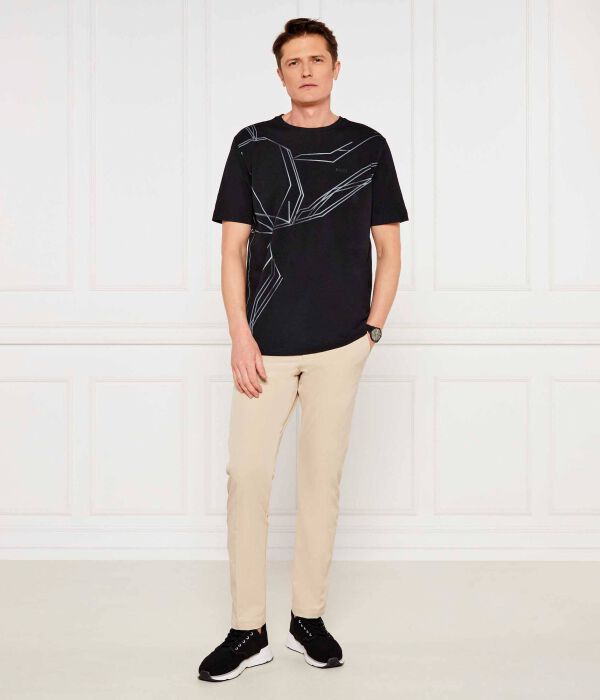 Футболка футболка жук Regular fit Boss Green, черный — фото 2