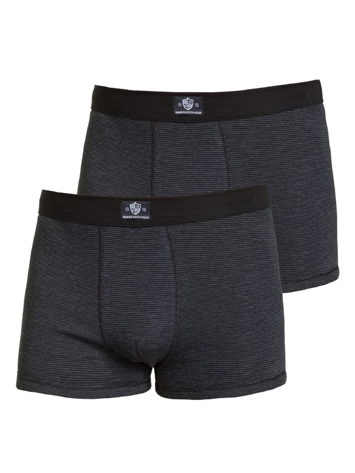 

Трусы боксеры Haasis Bodywear 2er-Set: Pants, черный