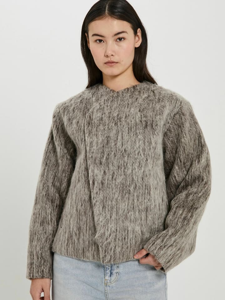 

Norr Куртка Coleen коричневого меланжевого цвета