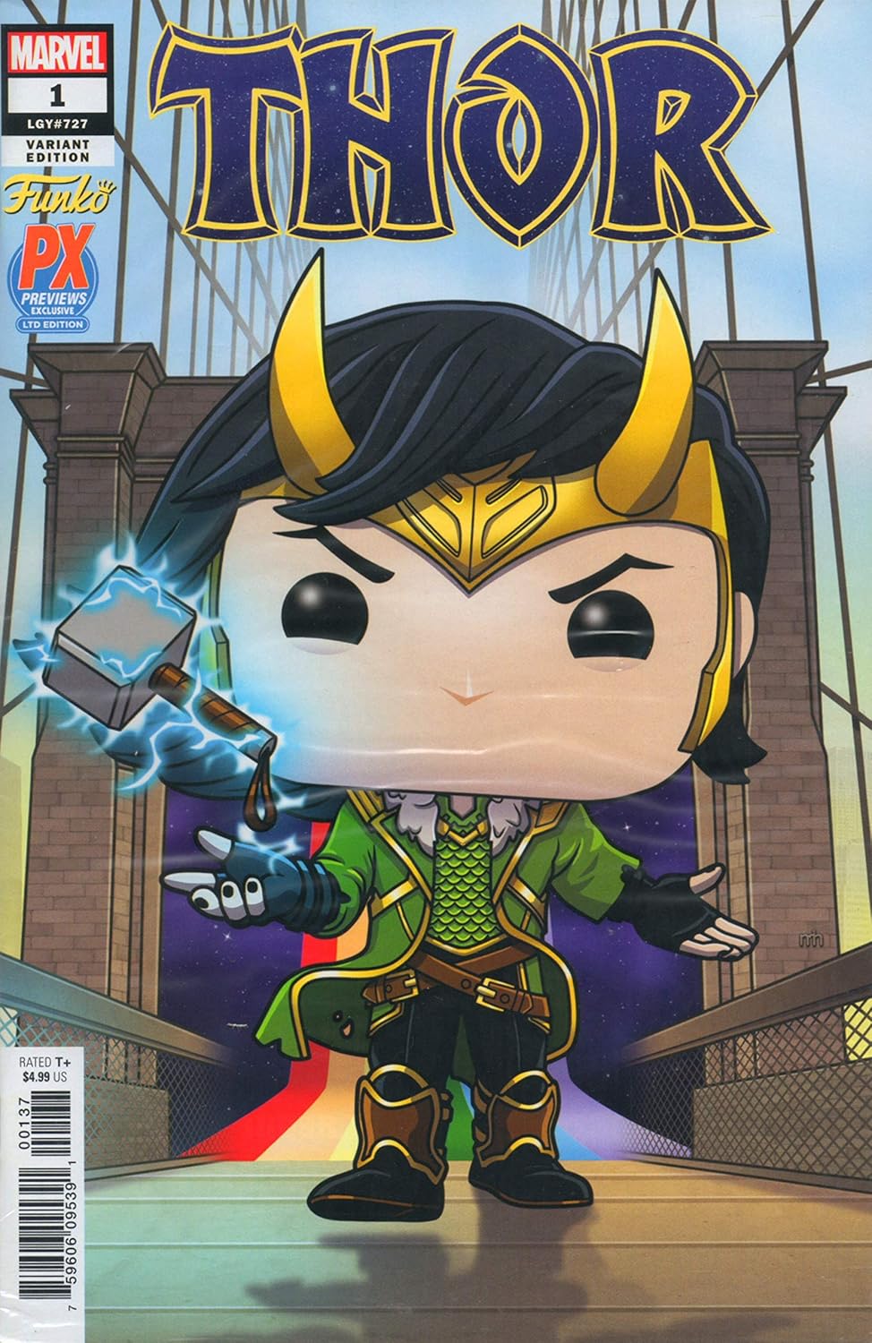 

Free Comic Book Day Box 2020 Thor #1 Loki Funko Pop Variant Cover Art Comic Book (Marvel Comics)