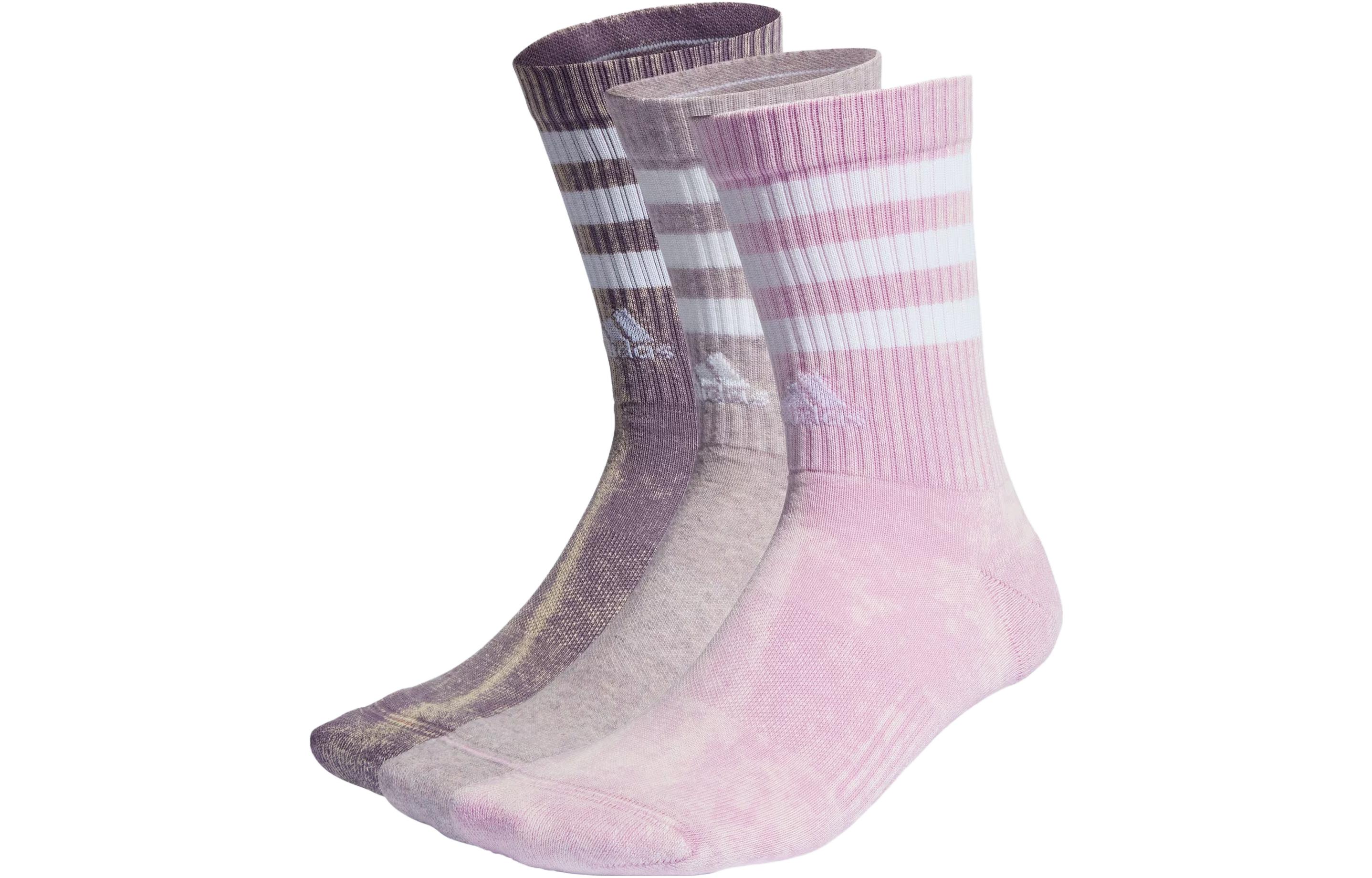 

Унисекс гольфы Adidas, 3 pack (темно-серый фиолетовый+светло-фиолетовый+светло-розовый)