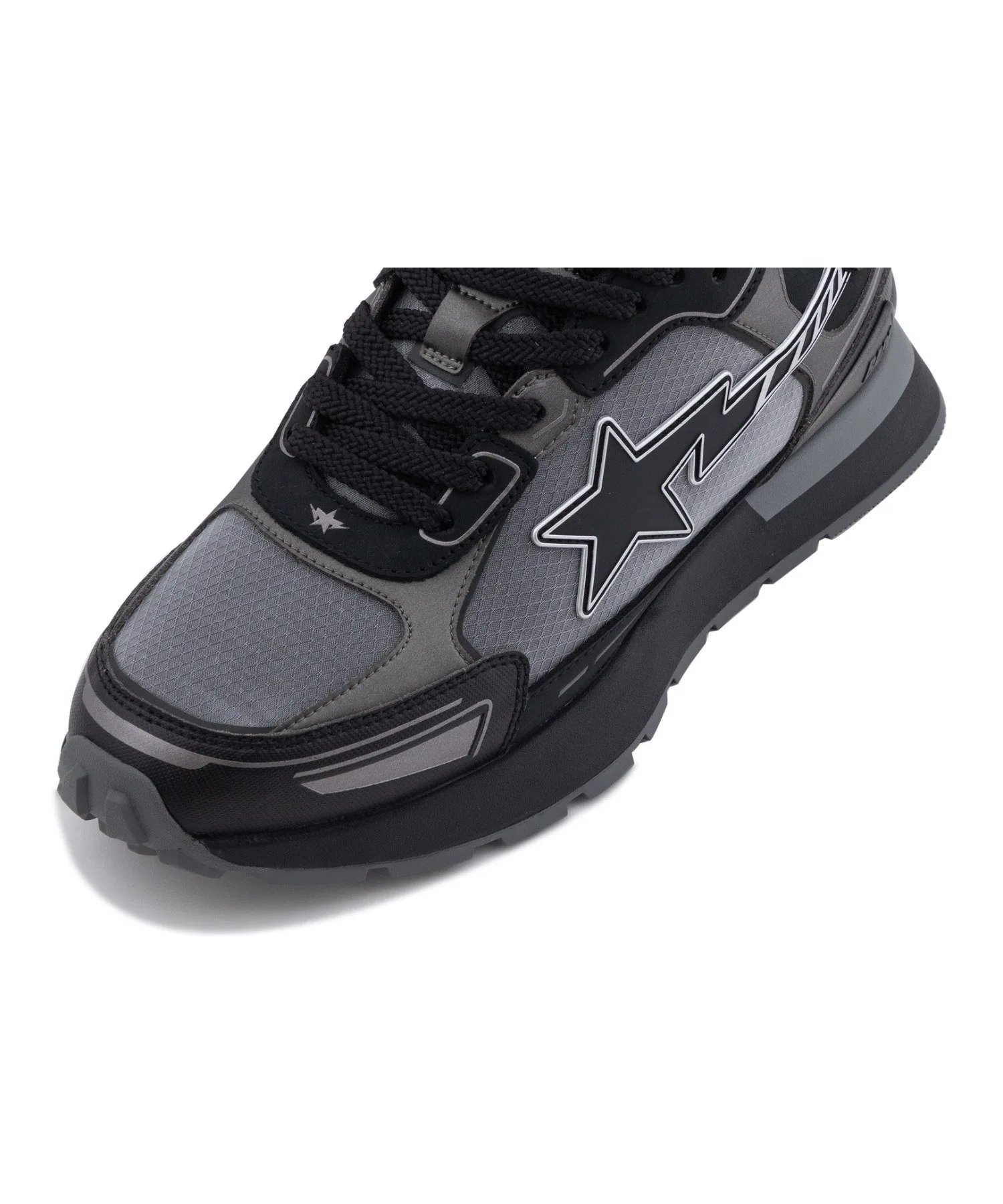 BAPE CROSS STA #1 A BATHING APE, BLACK — фото 4