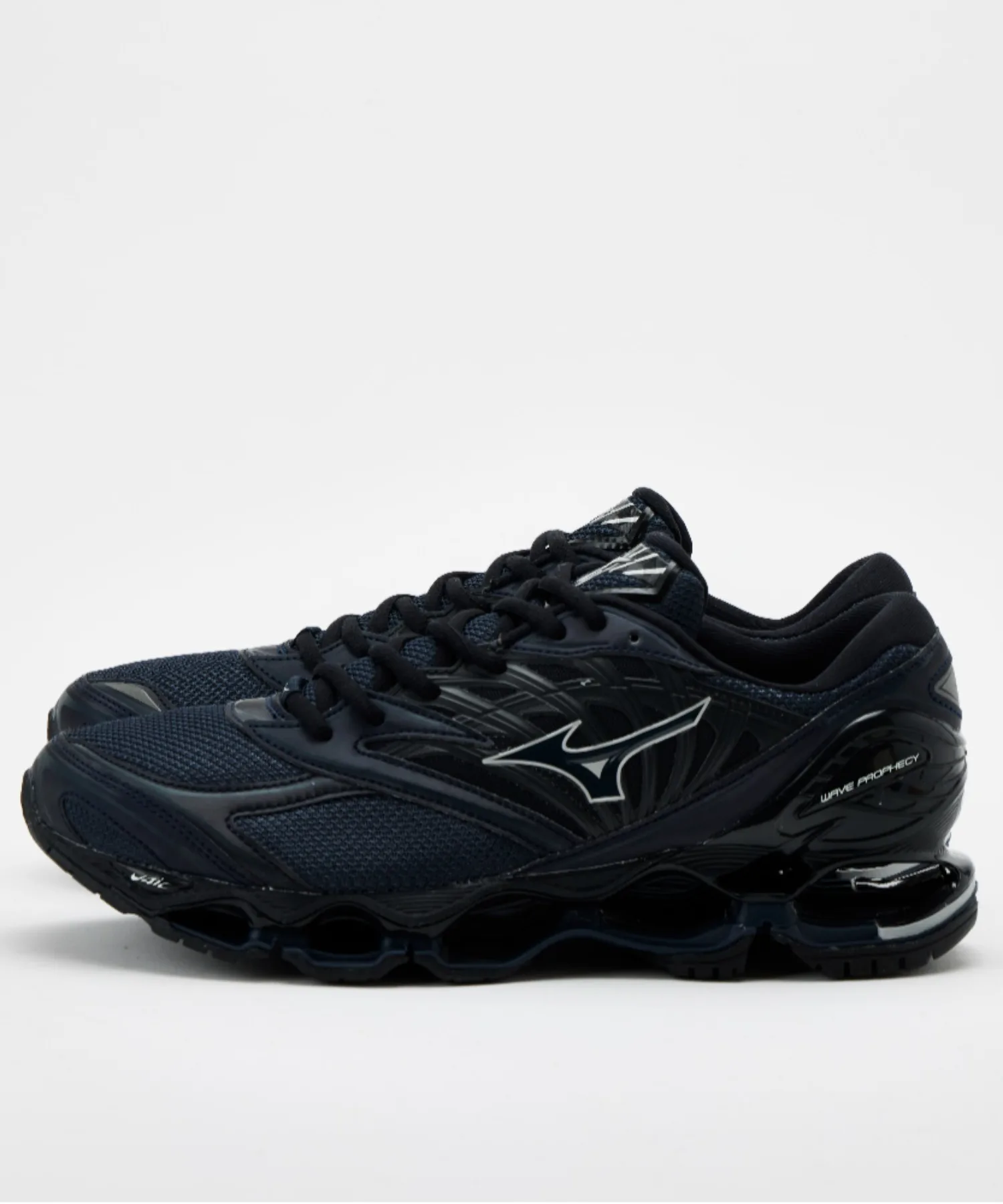 Кроссовки беговые с технологией Infinity Wave Mizuno WAVE PROPHECY LS D1GA333707 голубые — фото 3