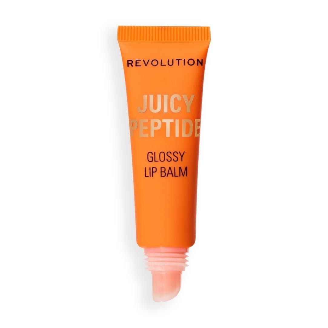 Бальзам для губ juicy peptide lip balm Revolution, peach bellini orange, объем 8 мл — фото 2