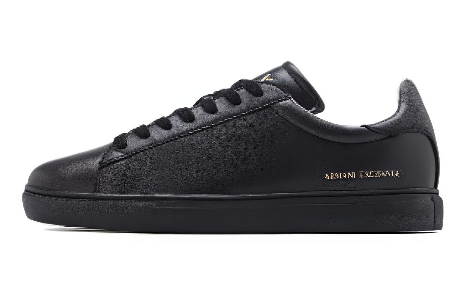 

ARMANI EXCHANGE Низкие кроссовки для скейтбординга AE, мужские, черные