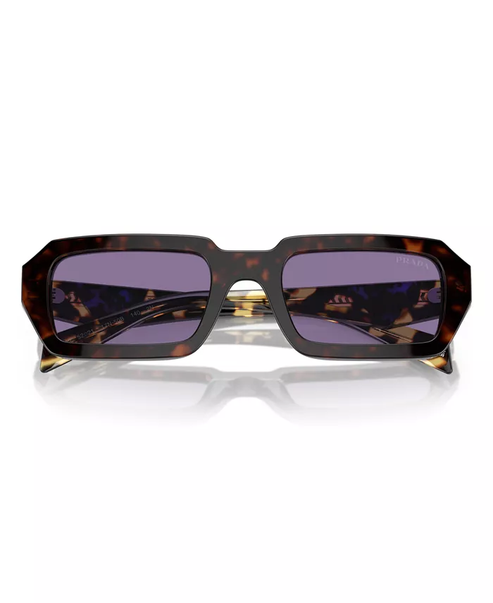 Женские солнцезащитные очки Symbole Geometric, модель PR A12S PRADA, коричневый — фото 2