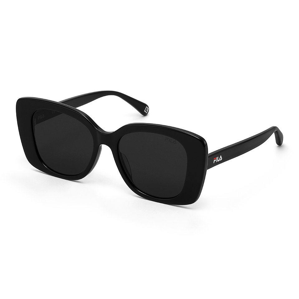 

FILA Пластиковая оправа бабочка солнцезащитные очки Women's, 0700 (Piano Black)