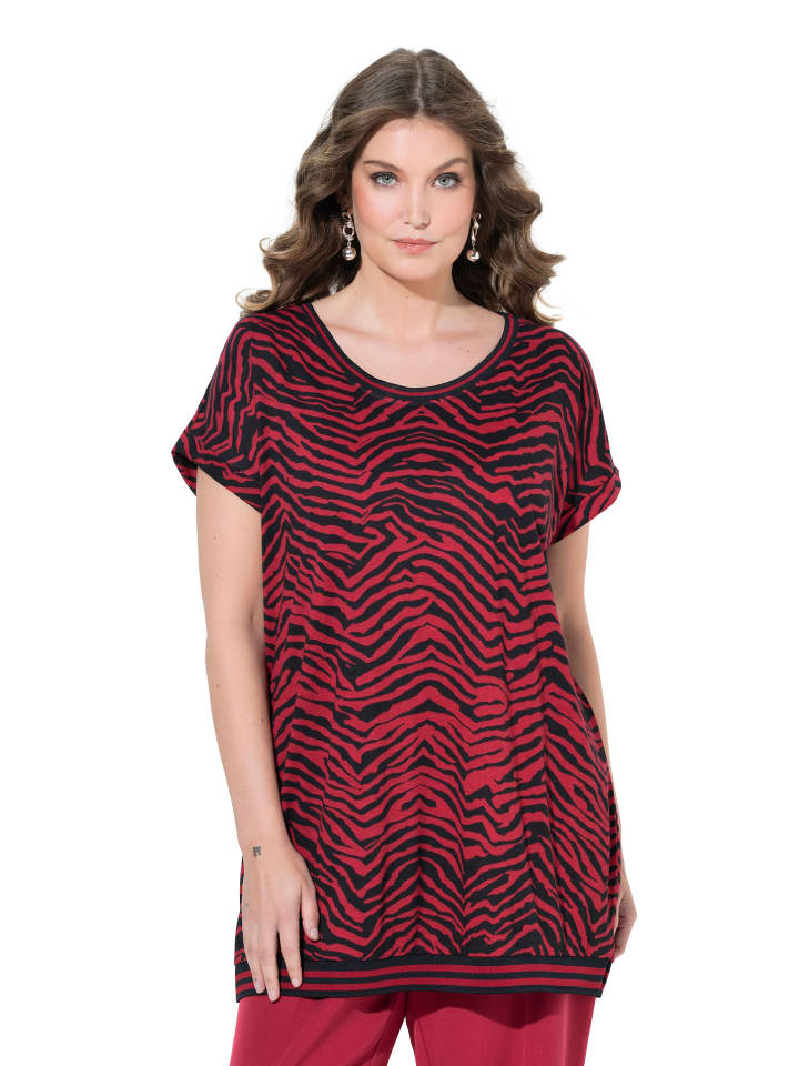 

MIAMODA Футболка темно-красного цвета, Красный, MIAMODA Футболка темно-красного цвета