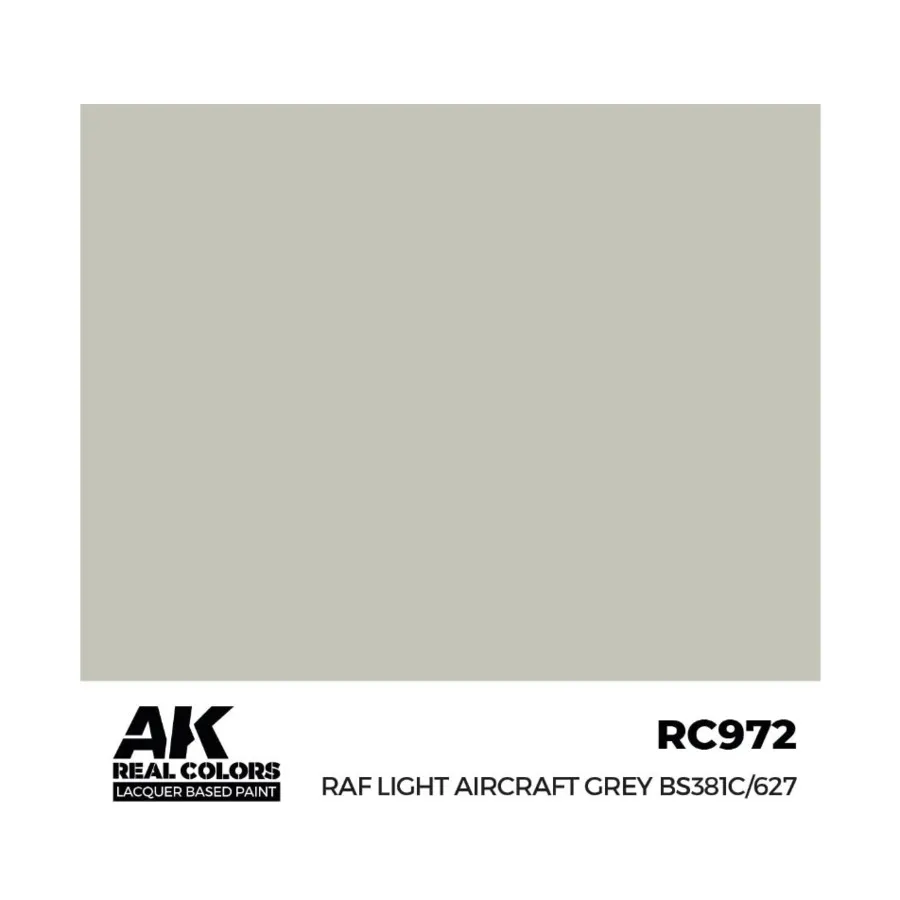 

RAF Легкий самолет серый BS381C/627, Paint - Real Color, Dropper Bottles (AK-Interactive)