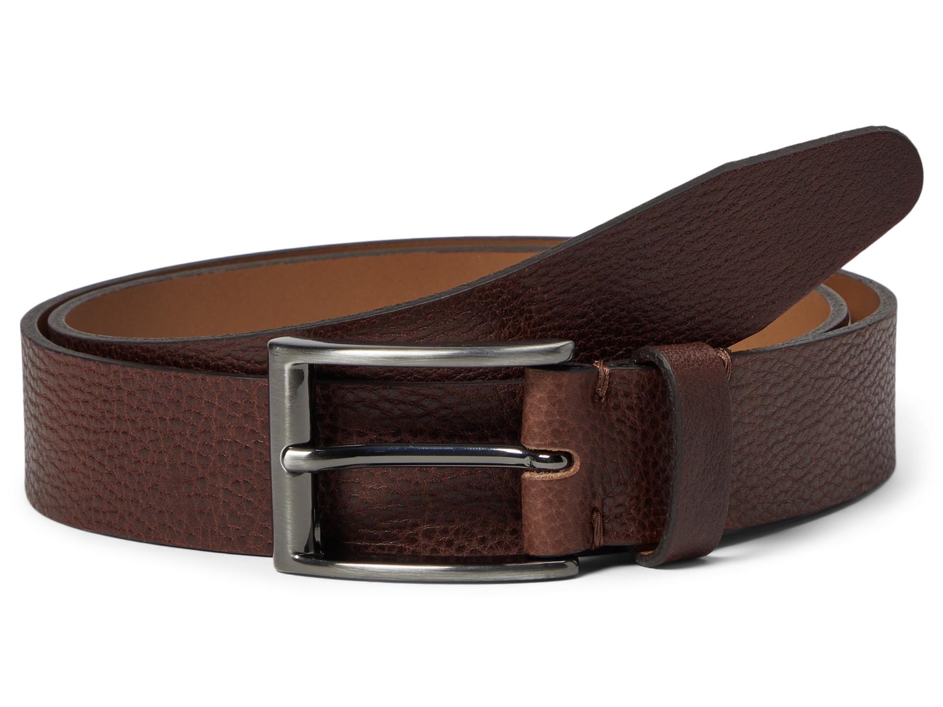 

Ремень Johnston & Murphy Soft Pebble Belt, коричневый