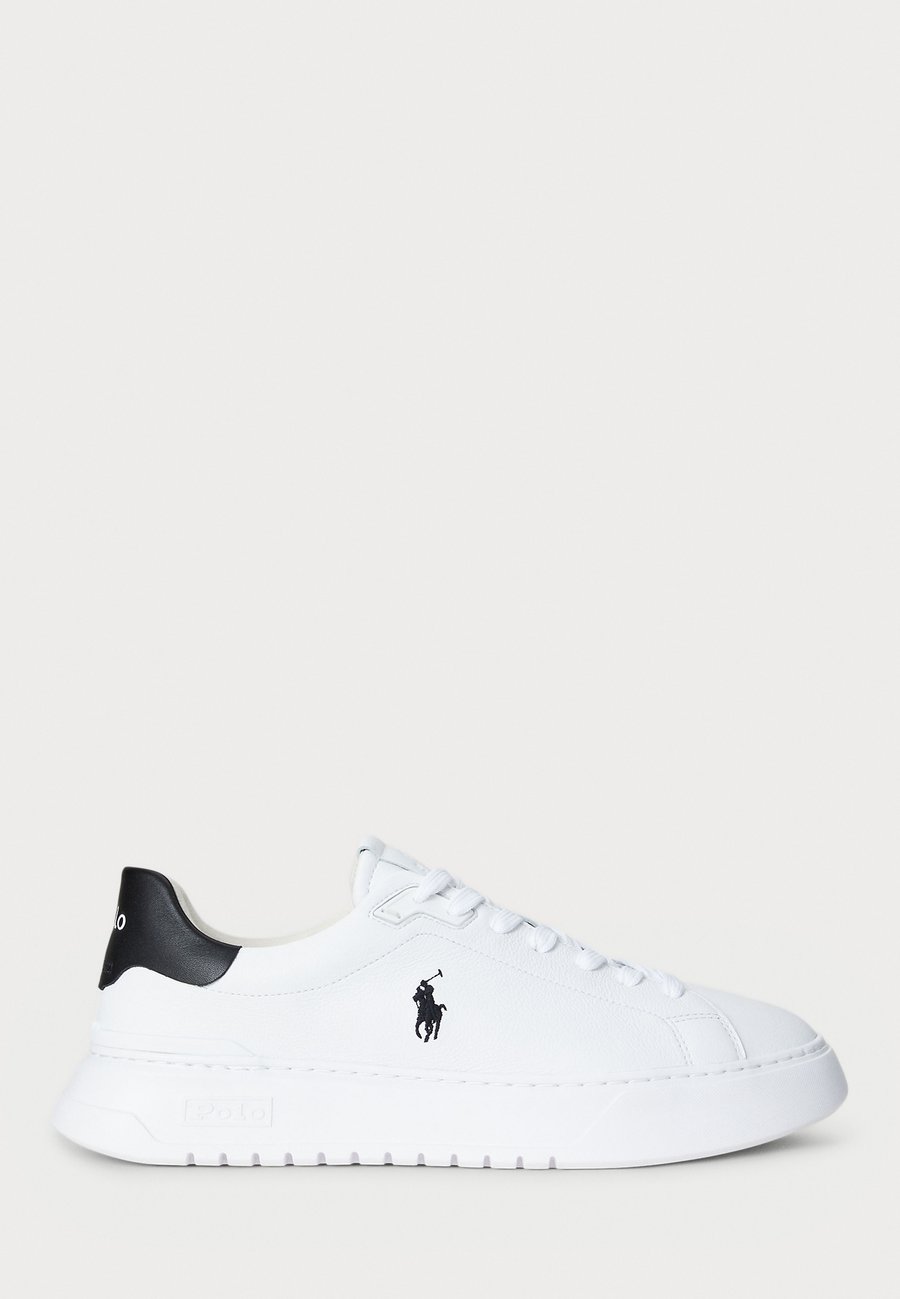 

Кроссовки Polo Ralph Lauren RLITE COURT TUMBLED LEATHER SNEAKER, White/Black/White