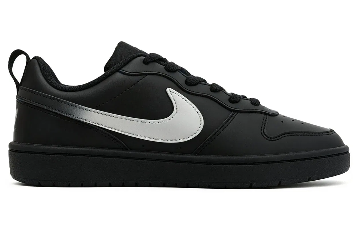 Кроссовки для скейтбординга Nike Court Borough Kids Black White — фото 4