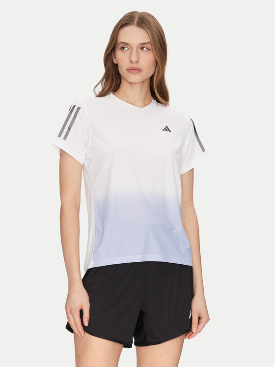 

Техническая футболка стандартный крой Own the Run Colorblock JC9889 Adidas, белый