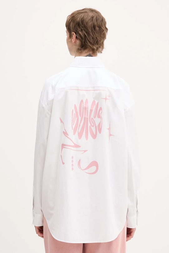 

Хлопковая рубашка HUGO Blue elisana_b, белый