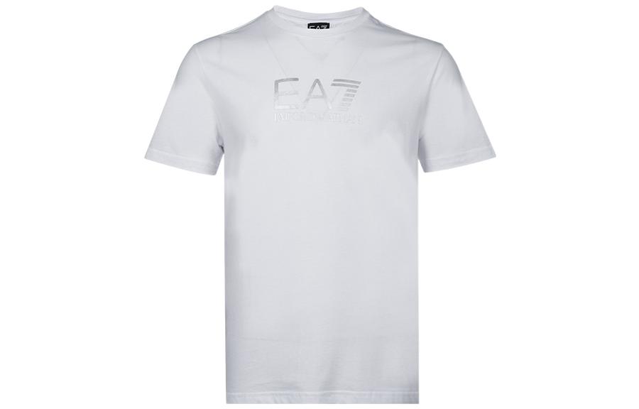 

EMPORIO ARMANI Футболка EA7 мужская белая, Белый, EMPORIO ARMANI Футболка EA7 мужская белая
