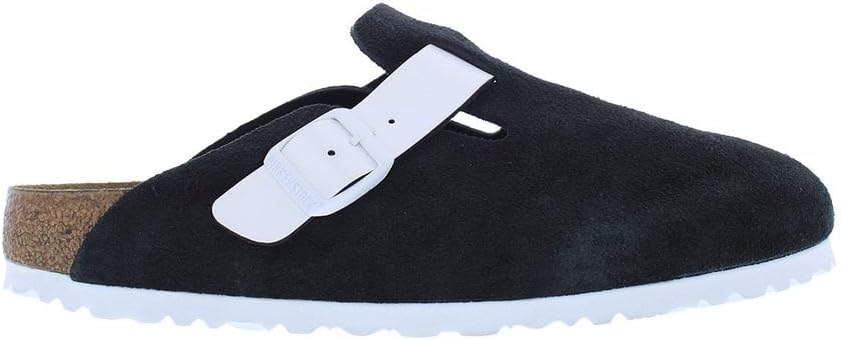 Сабо Birkenstock Boston 260211 для взрослых унисекс из велюра, белый — фото 4