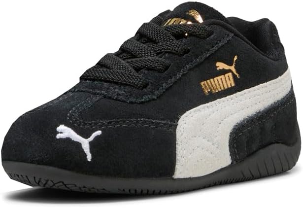 Детские кроссовки Puma Speedcat с альтернативной застежкой для девочек (для малышек), белый/черный — фото 2