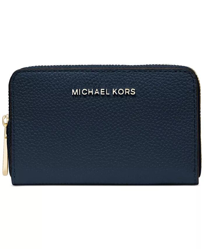 

Чехол для карт Jet Set Small с застежкой-молнией Michael Kors, синий