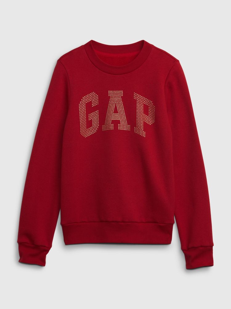 

Детская толстовка с логотипом Gap, красный