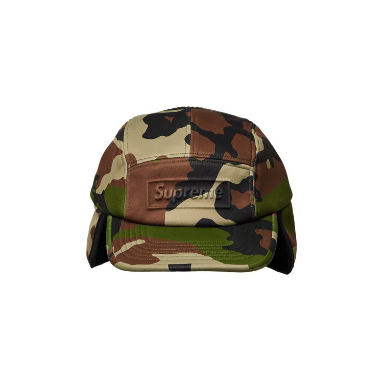 

Бейсболка Supreme WINDSTOPPER Earflap Camp Cap, цвет Woodland Camo