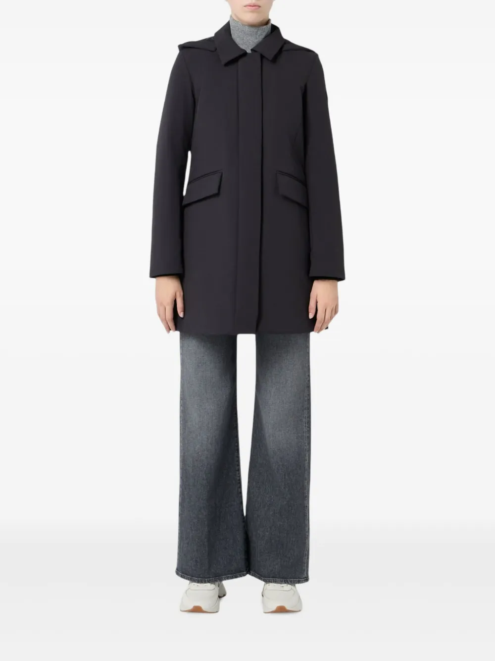 

Пальто Telia Ta 02 с капюшоном Peuterey, черный