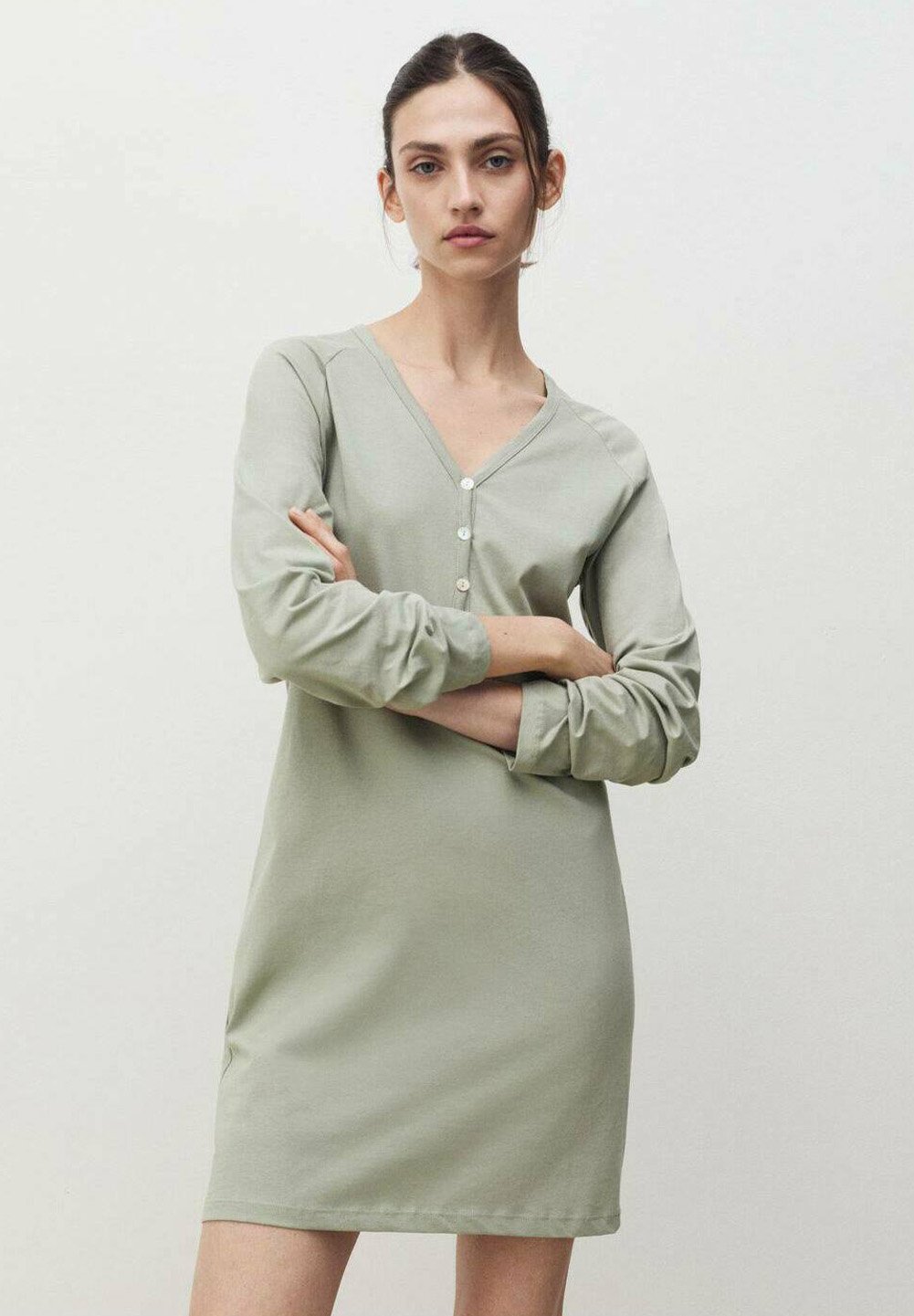 

Платье из джерси CAMIJEB Mango, светло-зеленый