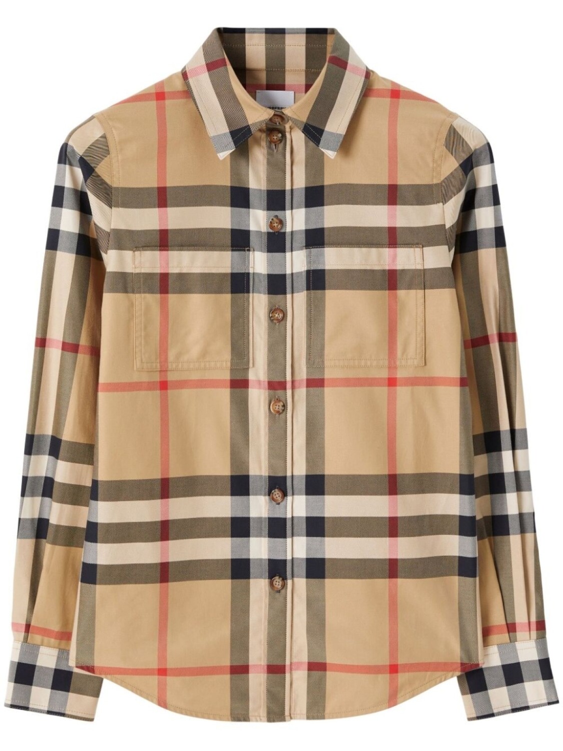 

Burberry рубашка в клетку Vintage Check, нейтральный цвет