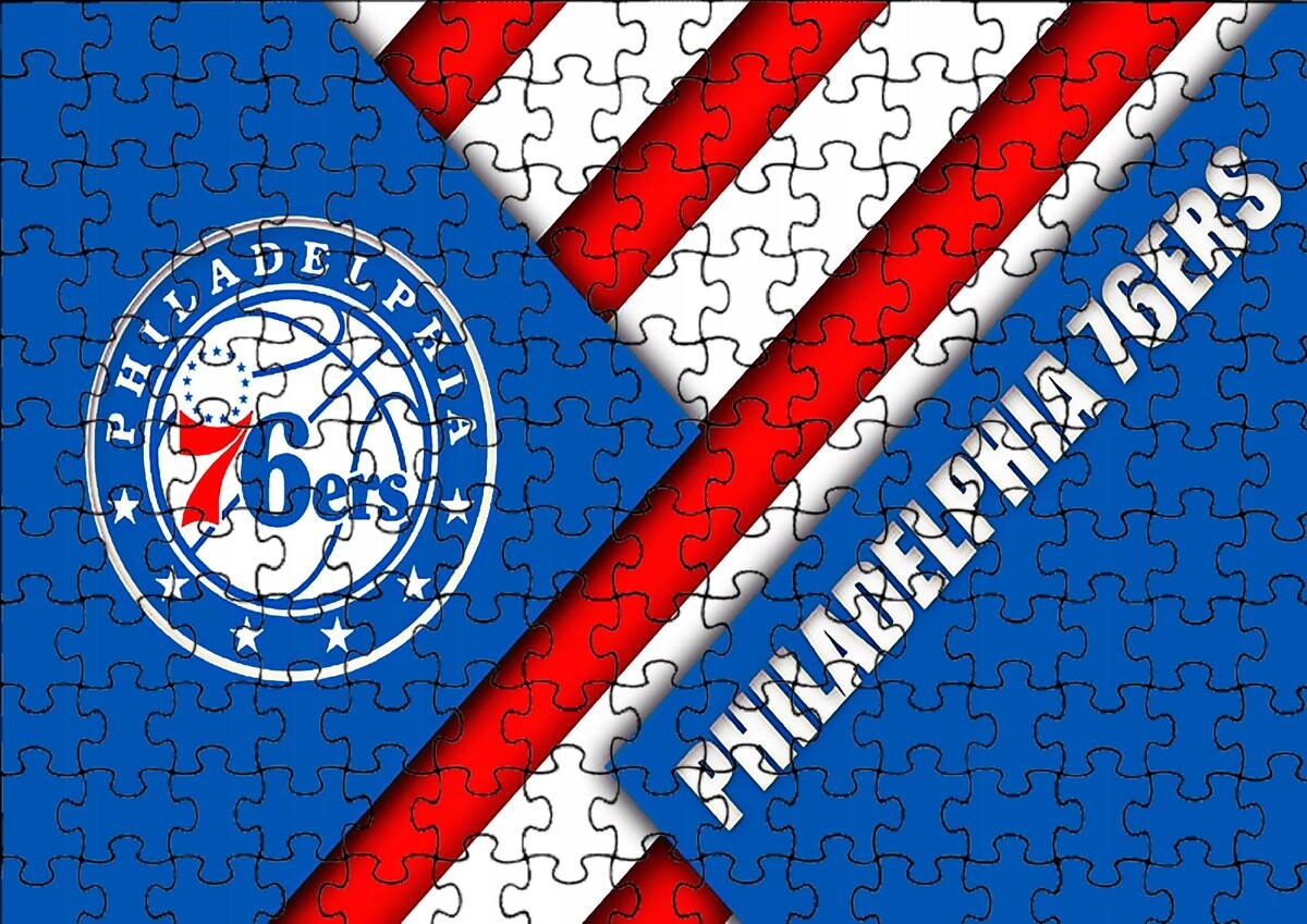 

Пазл 110 деталей: Nba 76Ers + Сумка с принтом bez marki