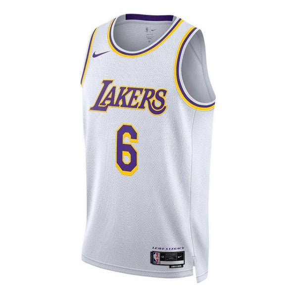 

Футболка los angeles lakers association edition 2022 23 dri fit nba swingman джерси Nike, белый