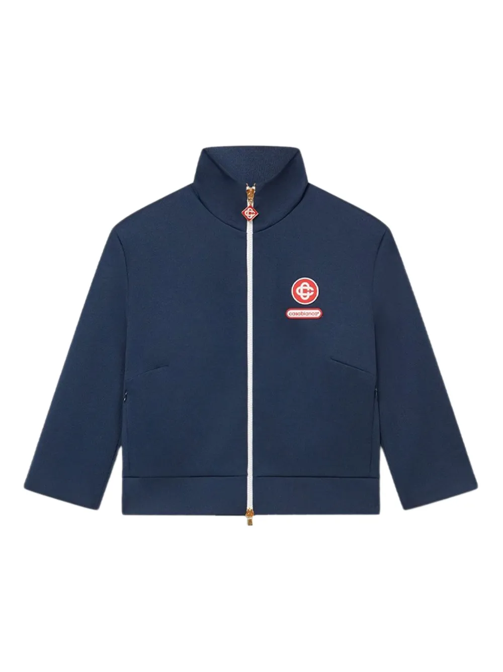 

Спортивная куртка с логотипом лавра Casablanca, синий