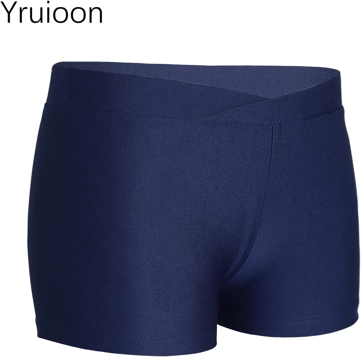 Yruioon Шорты для танцев, акробатики, спорта, йоги, тренировок, гимнастики, шорты для ягодиц, спортивная одежда для активного отдыха, Navy — фото 2