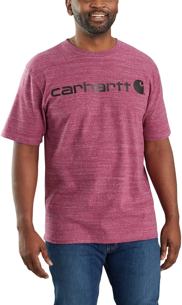 

Мужская футболка Carhartt с коротким рукавом и большим фирменным логотипом, Beet Red Snow Heather, Белый, Мужская футболка Carhartt с коротким рукавом и большим фирменным логотипом, Beet Red Snow Heather