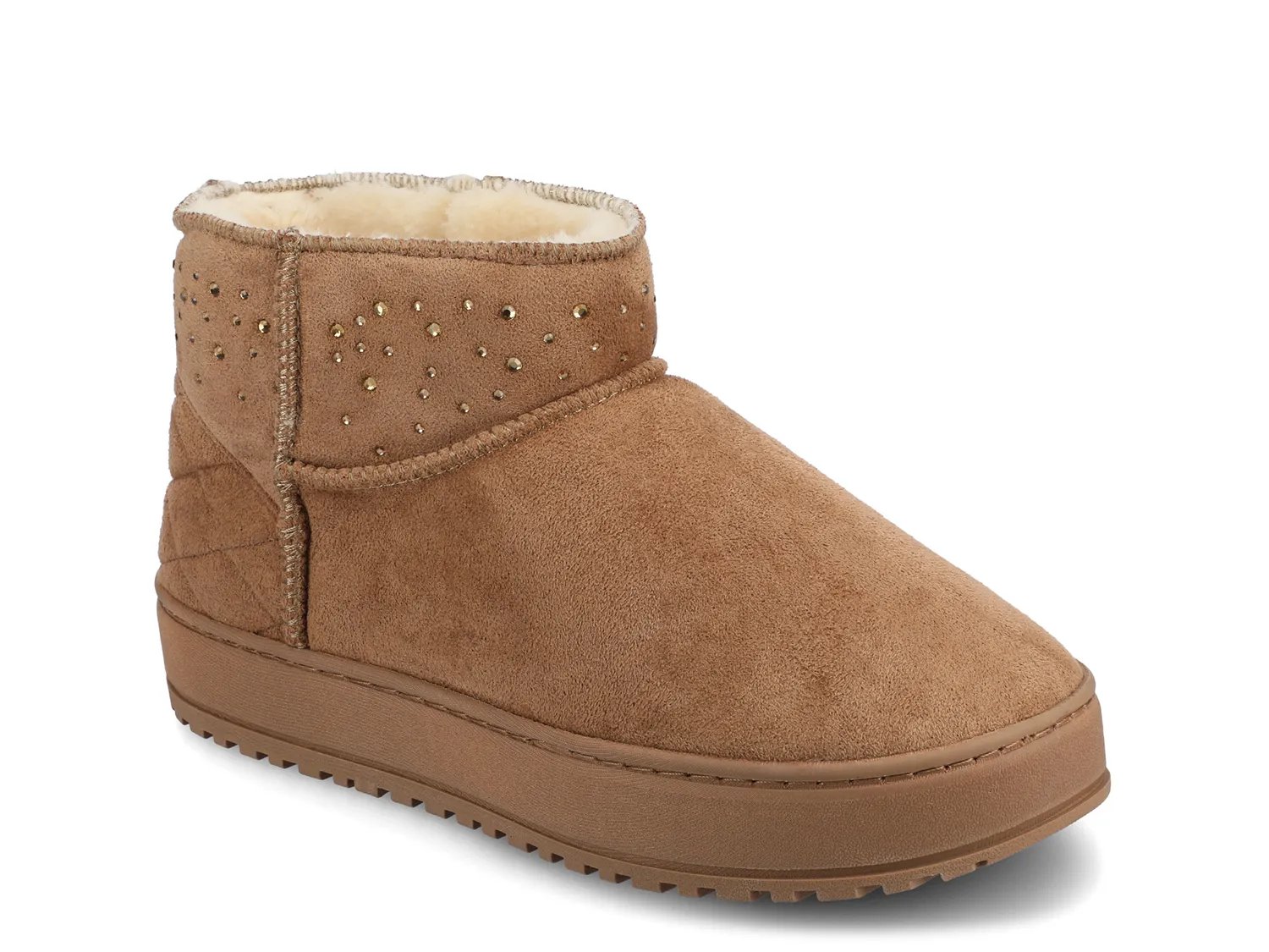 Тапочки Journee Tarla Bootie Slipper - Women's, светло-коричневый