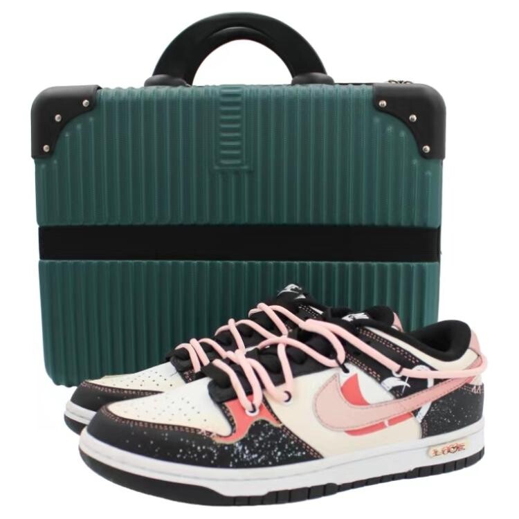 

Кроссовки Nike Dunk Skateboarding Shoes Unisex Low-top White, розовый