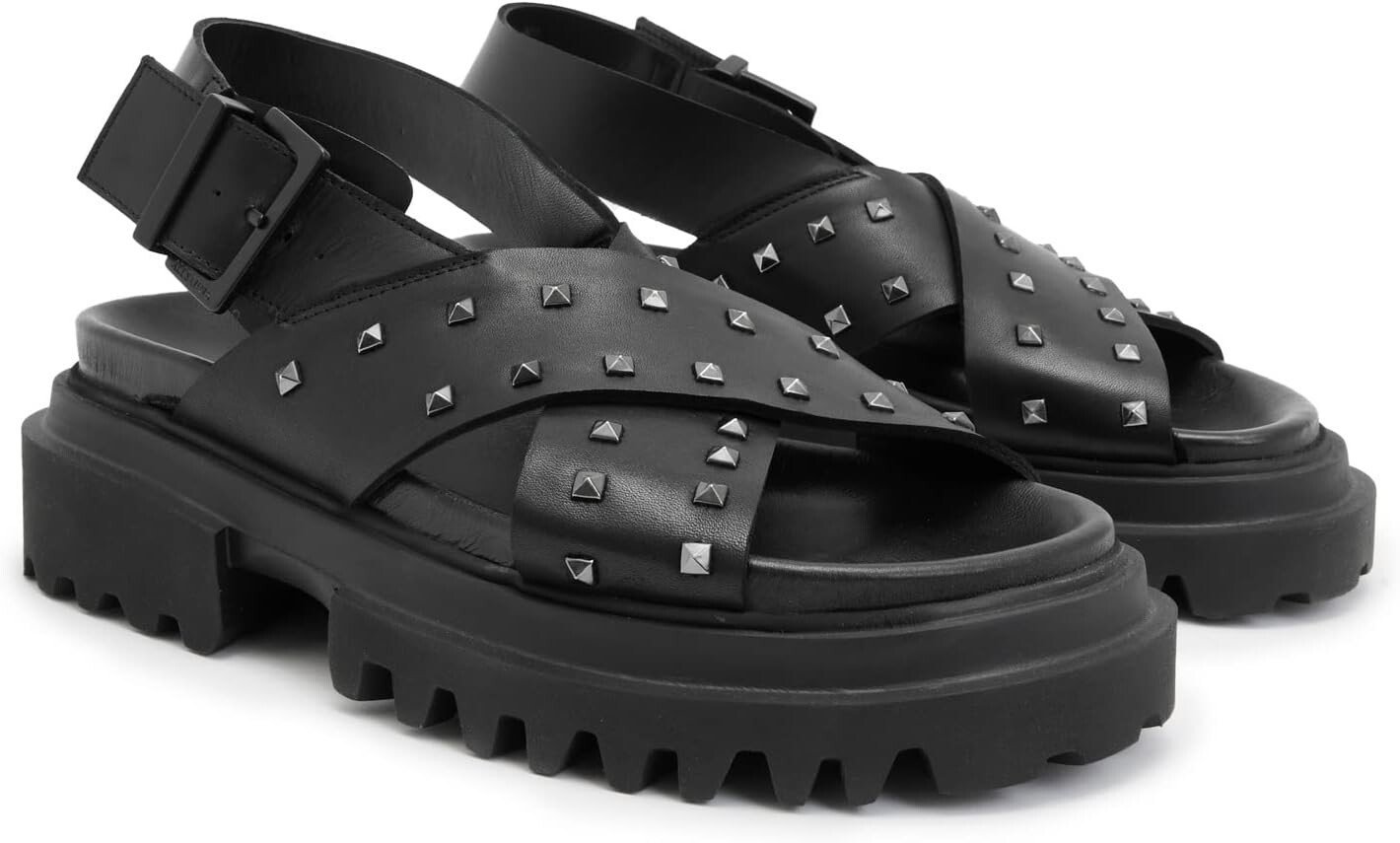

Босоножки Cosmo Stud Sandals AllSaints, черный