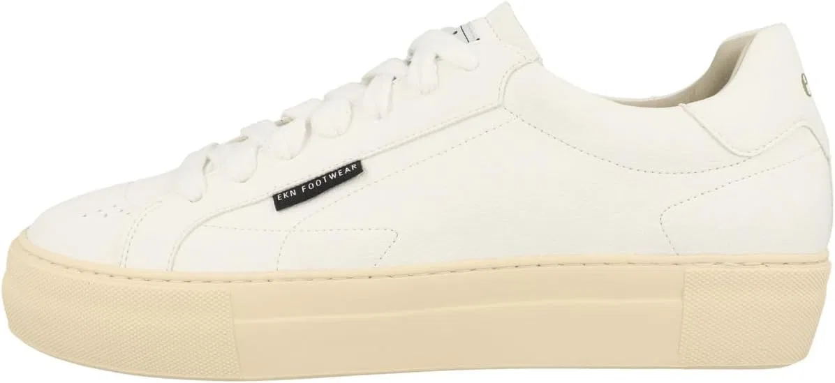 Ekn Унисекс взрослые низкие кроссовки из дуба, White