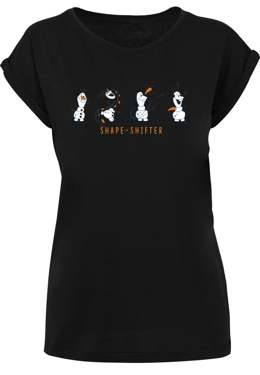 

Футболка с принтом DISNEY FROZEN OLAF SHAPE SHIFTER F4NT4STIC, черный