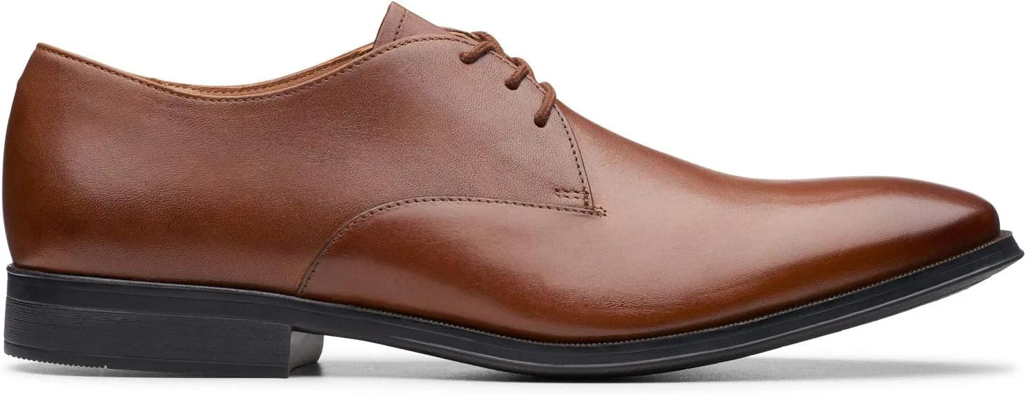 Мужские дерби Clarks Gilman Walk, Dark Tan Leather — фото 2