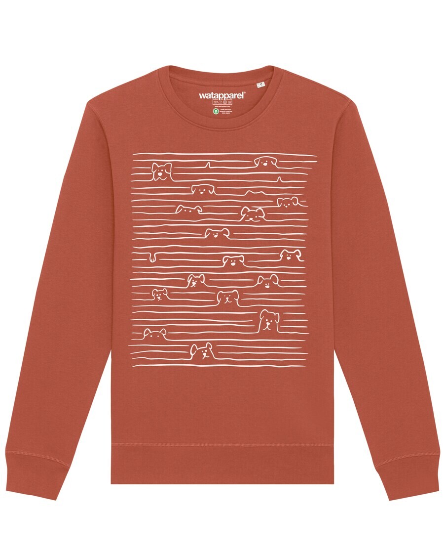 

Свитер Watapparel Sweatshirt Doodle Dogs, светло-коричневый