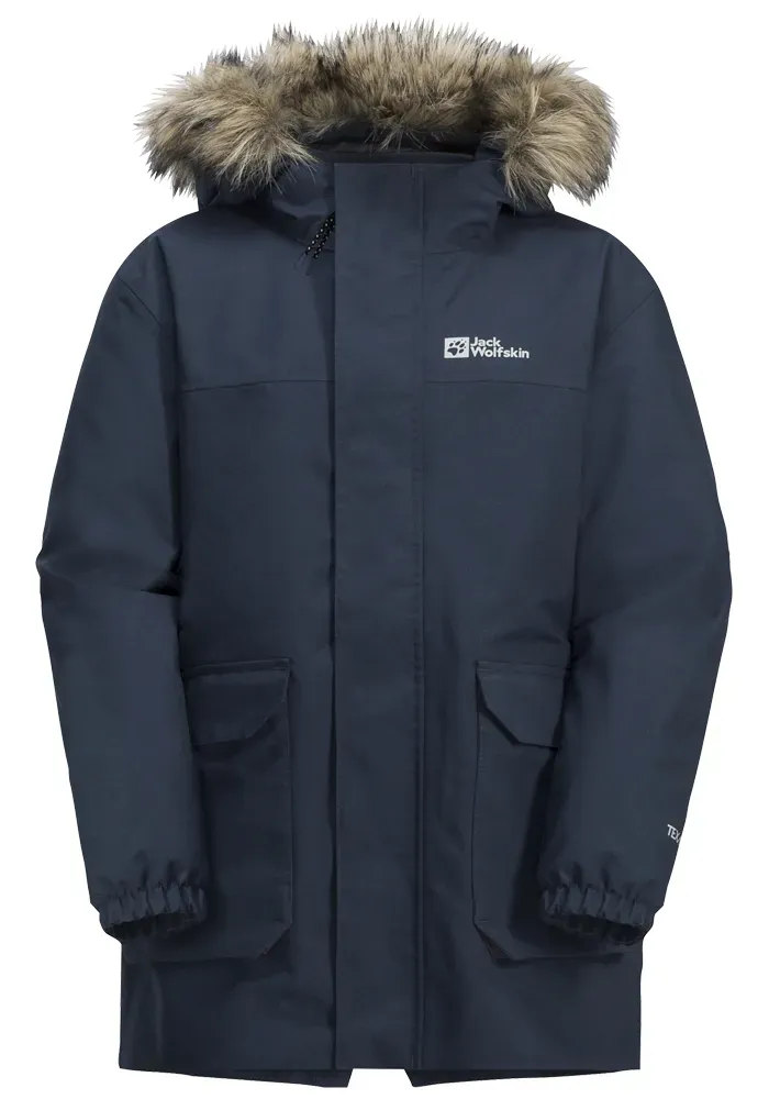 

Функциональная парка 3-в-1 Jack Wolfskin "COSY BEAR 3IN1 PARKA K", с капюшоном, синий