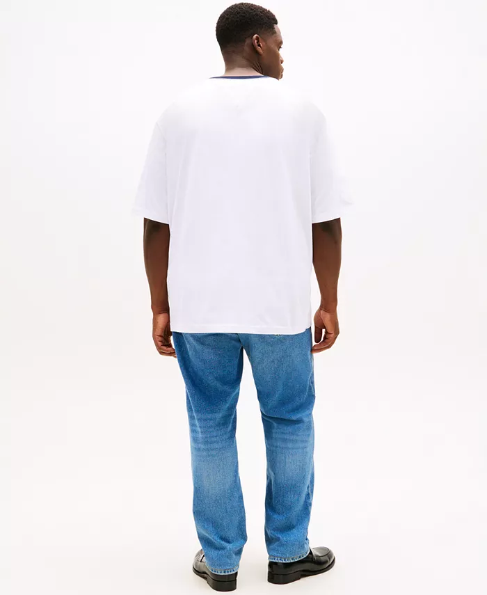 Мужская футболка с коротким рукавом Big & Tall Tino Logo Tommy Hilfiger, белый — фото 2