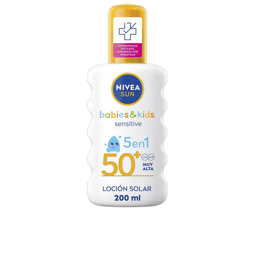 

Солнцезащитный крем Sun babies&kids loción solar 5 en 1 spf50+ Nivea, 200 мл.
