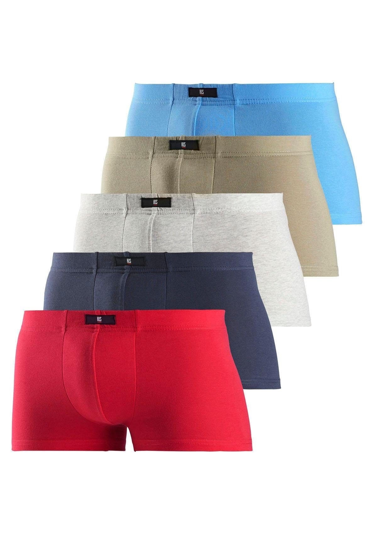 

Боксеры HIS Boxershorts, цвет rot, marine, grau-meliert, khaki