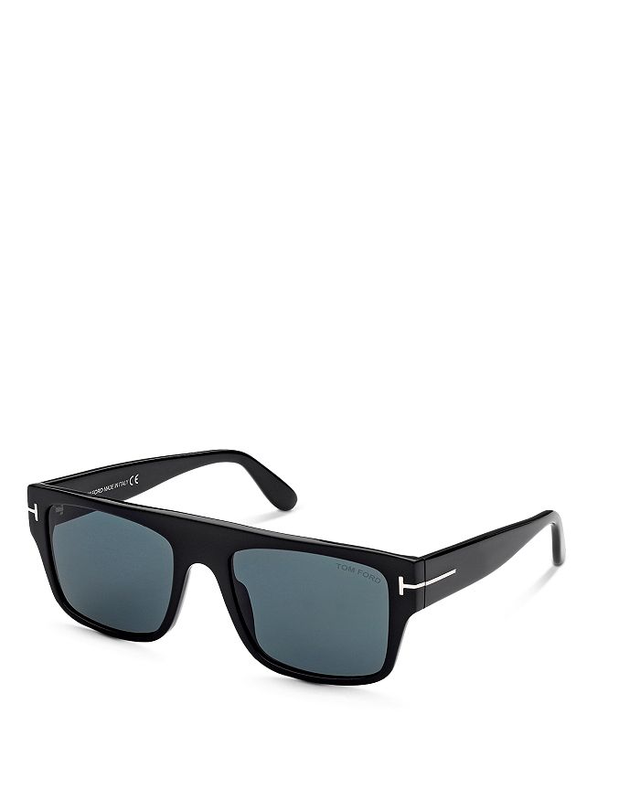 

Солнцезащитные очки Dunning Rectangular, 55 мм Tom Ford, синий