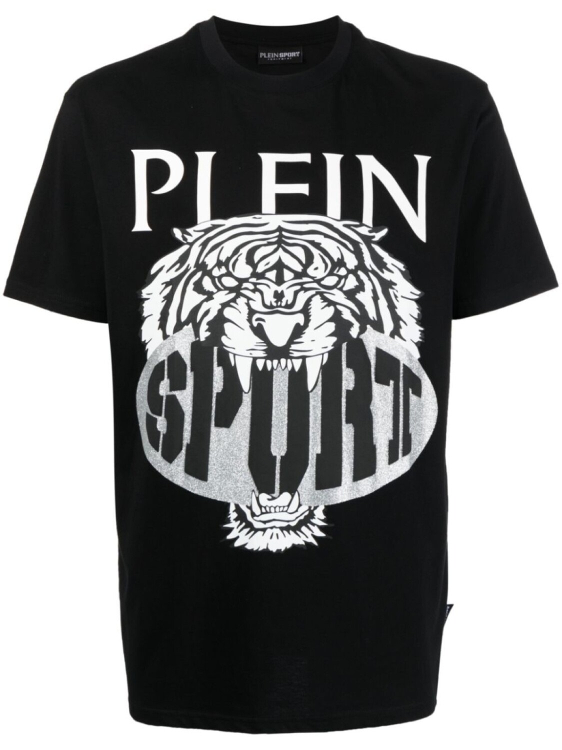 

Plein Sport футболка SS Tiger с круглым вырезом, черный