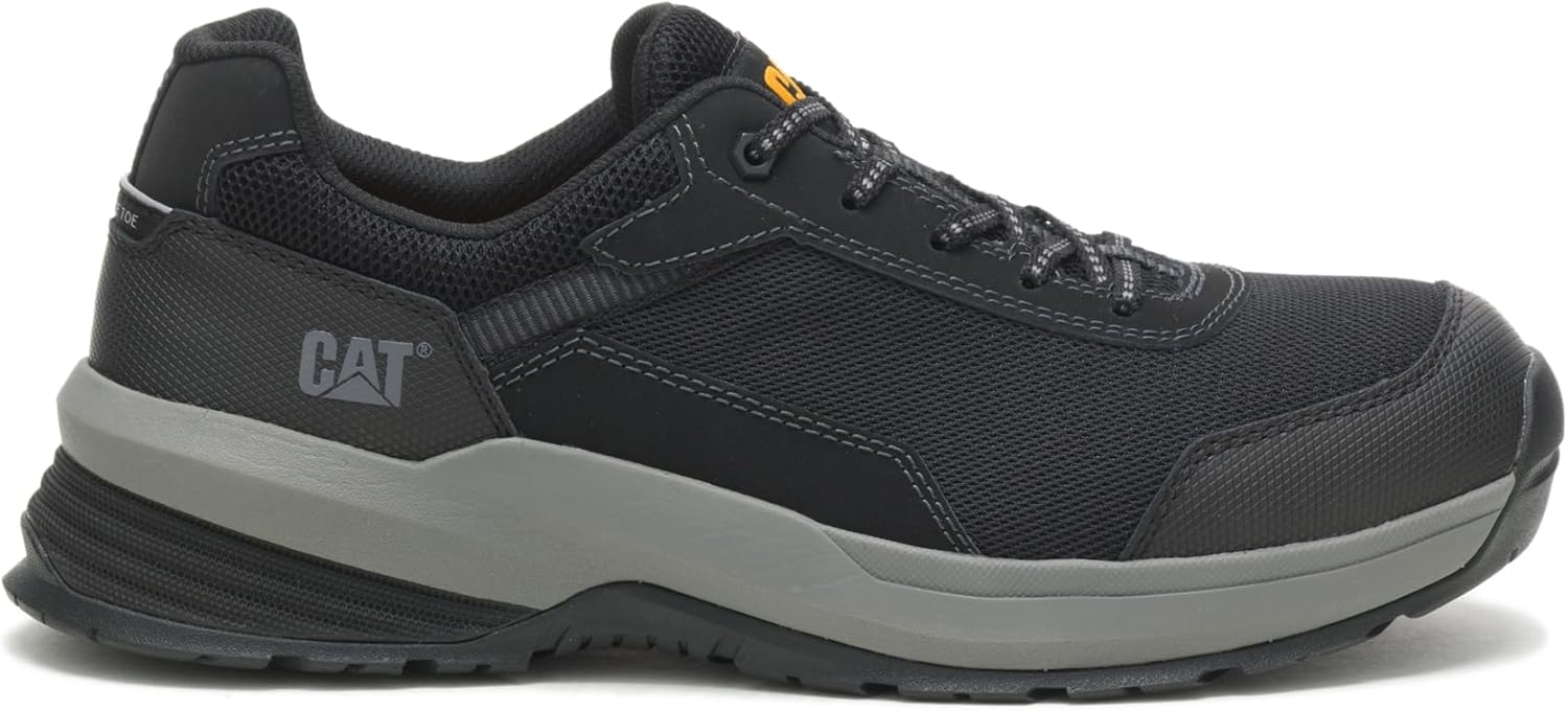 Мужские рабочие туфли CAT Footwear Streamline 2.0 с сеткой и композитным носком, черный — фото 2