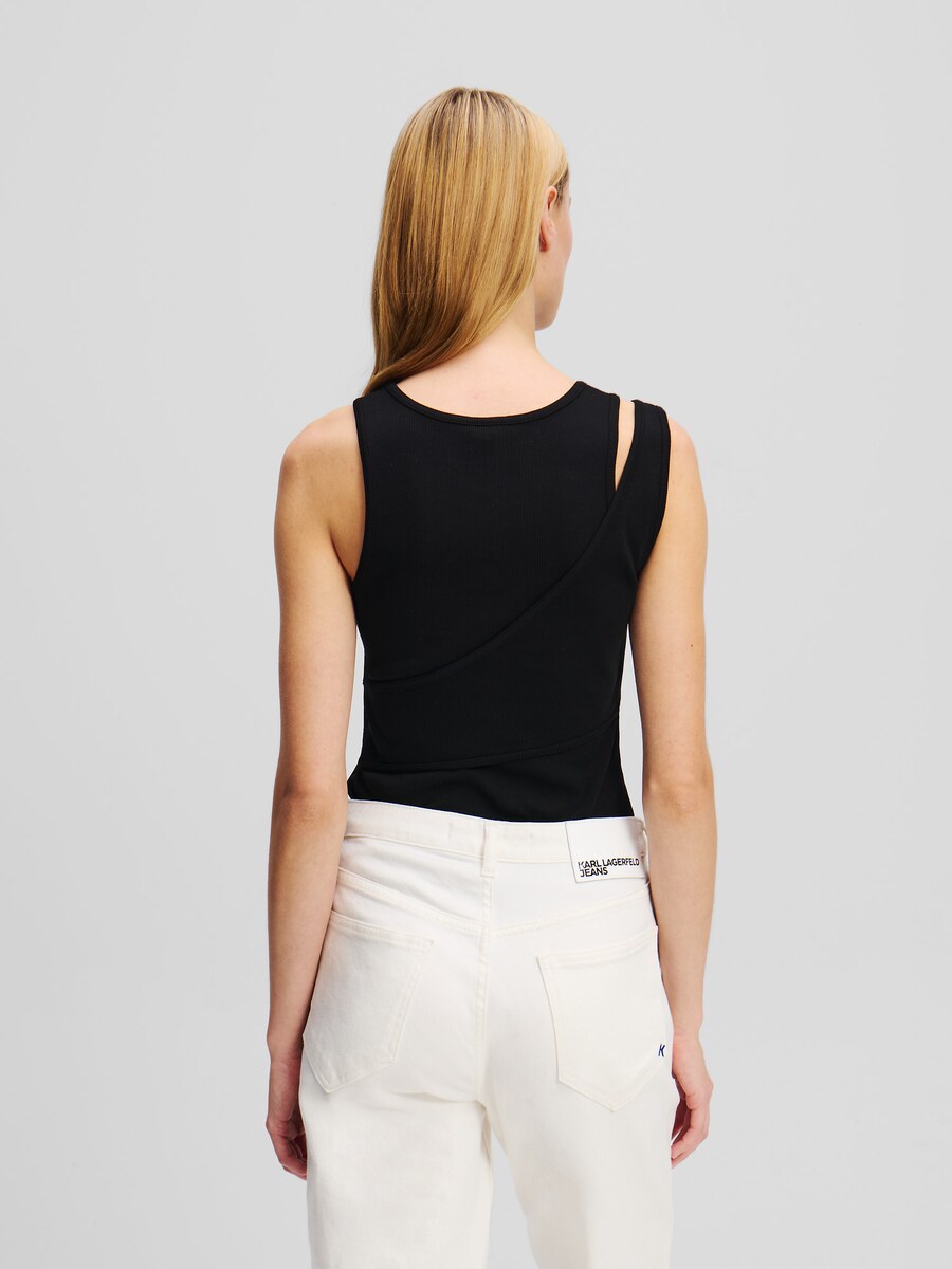 

Топ KARL LAGERFELD JEANS, черный