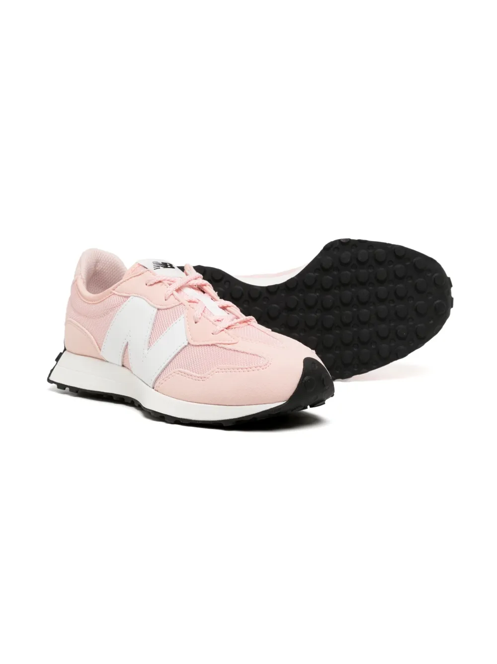 Кроссовки с нашивкой-логотипом New Balance Kids, розовый — фото 2