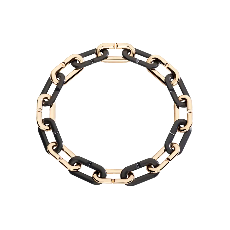 

Цепь mon jeu maxi из розового золота и эбена - 001832cl218 VHERNIER