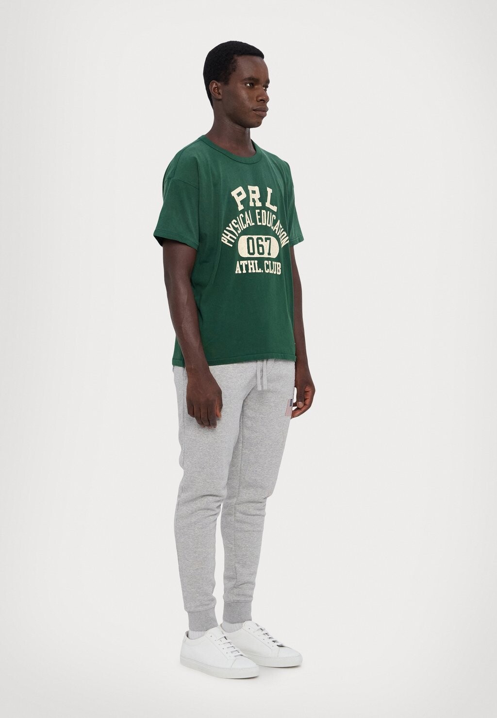 

Футболка с принтом SHORT SLEEVED Polo Ralph Lauren, темно-зеленый